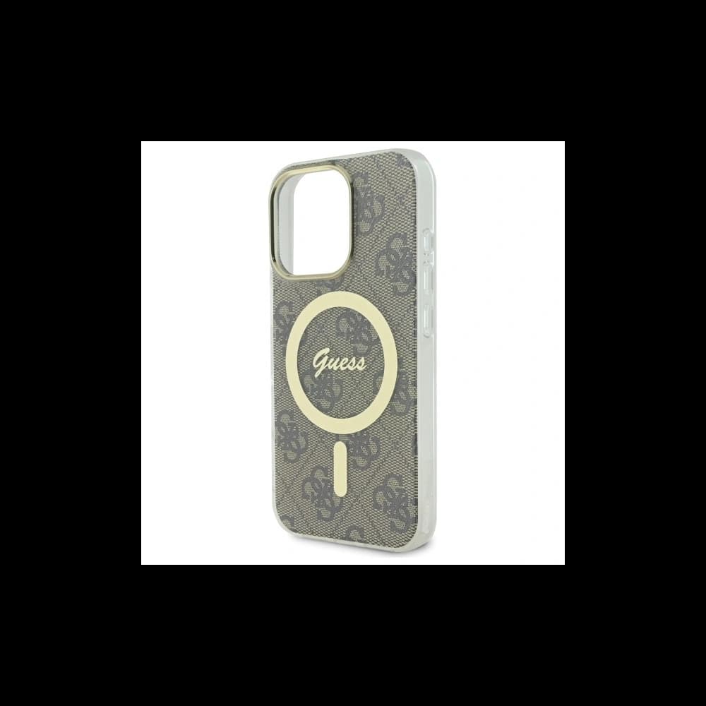 Guess Apple iPhone 16 Pro Max hardcase IML 4G MagSafe brown - 5