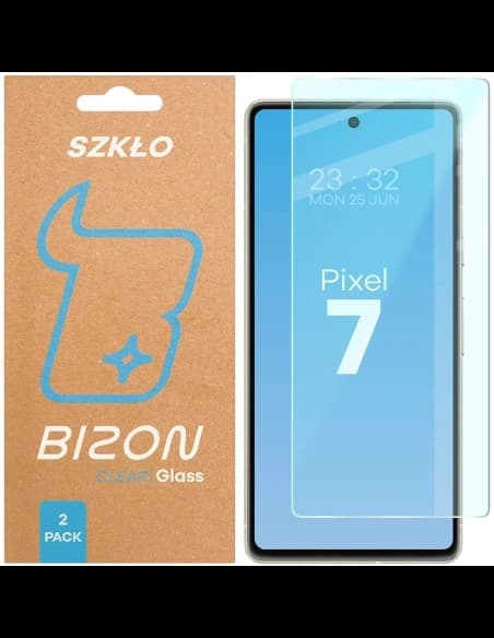 Bizon Glas Klar Duo Google Pixel 7 [2 PACK]
