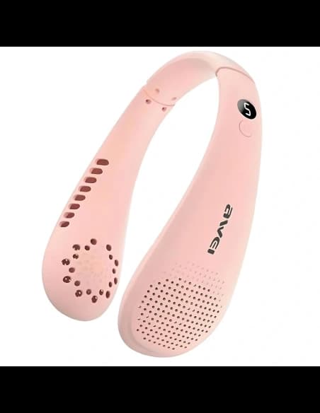 AWEI F31 Portable Neck Fan 1200mAh Pink