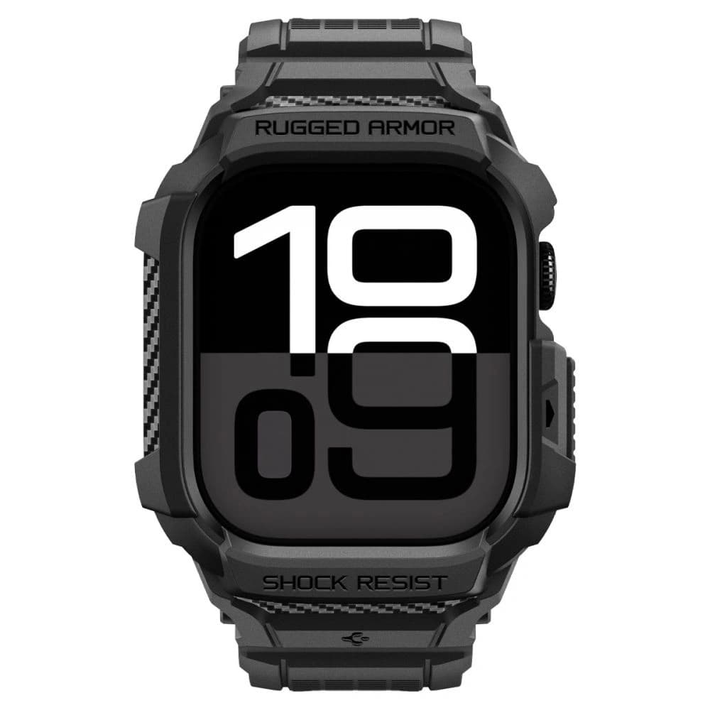 Spigen Rugged Armor Pro V2 Apple Watch 10 / 11 42mm Matte Black - 2