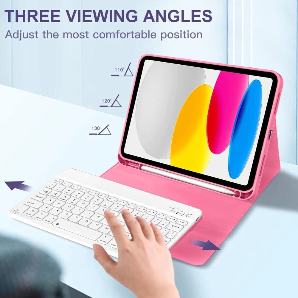 Tech-Protect SmartCase Pen + Keyboard Apple iPad 10.9" 2022 / 11" 2025 Magenta - 7
