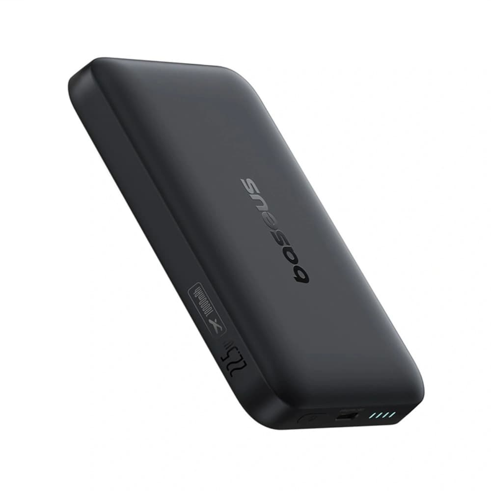Baseus EnerFill FM11 Ultra-Mini 10000mAh 22.5W Powerbank kompatibel mit MagSafe + Baseus Simple USB-C Kabel 20V 3A 30cm schwarz - 5
