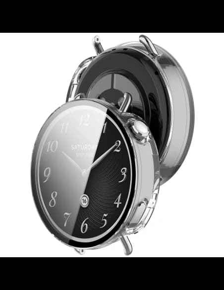 Bizon Case+Skleněný kryt pro hodinky Xiaomi Watch S4 41mm čirý