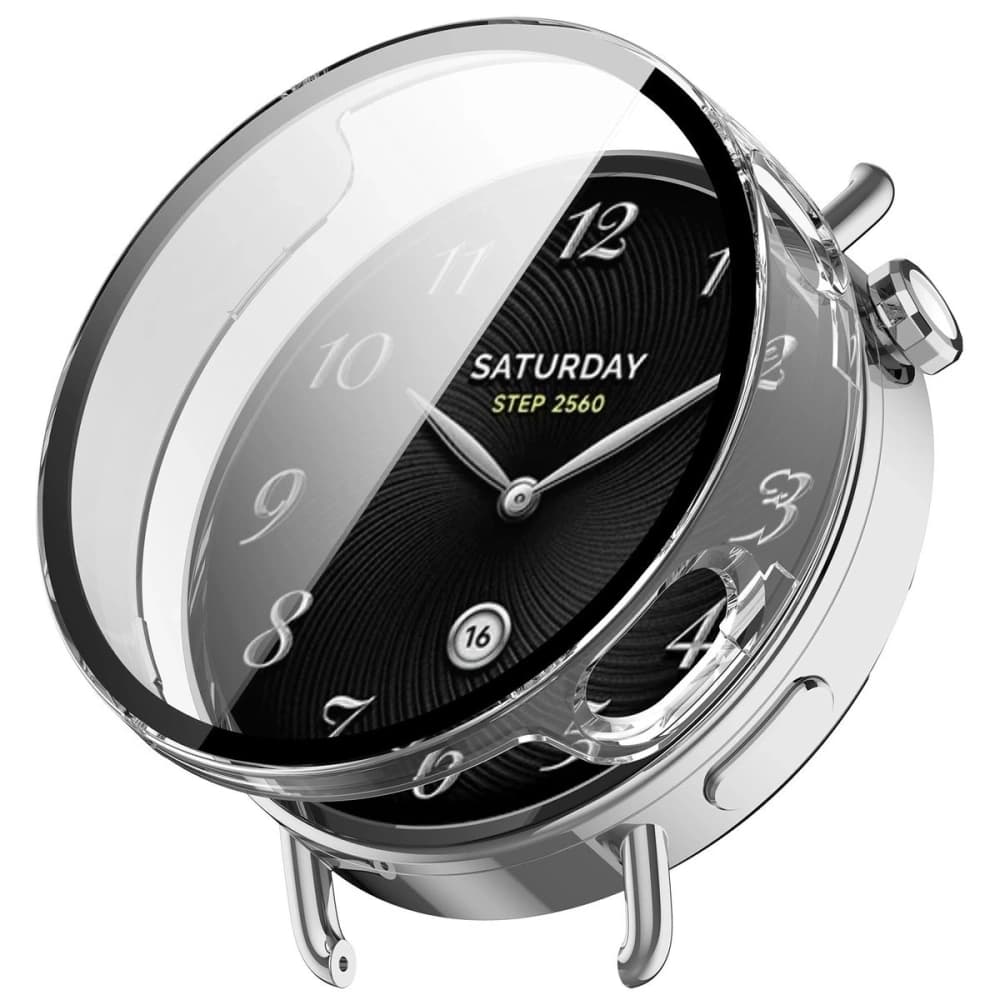 Bizon Case+Glas Uhr Xiaomi Watch S4 41mm klar - 4