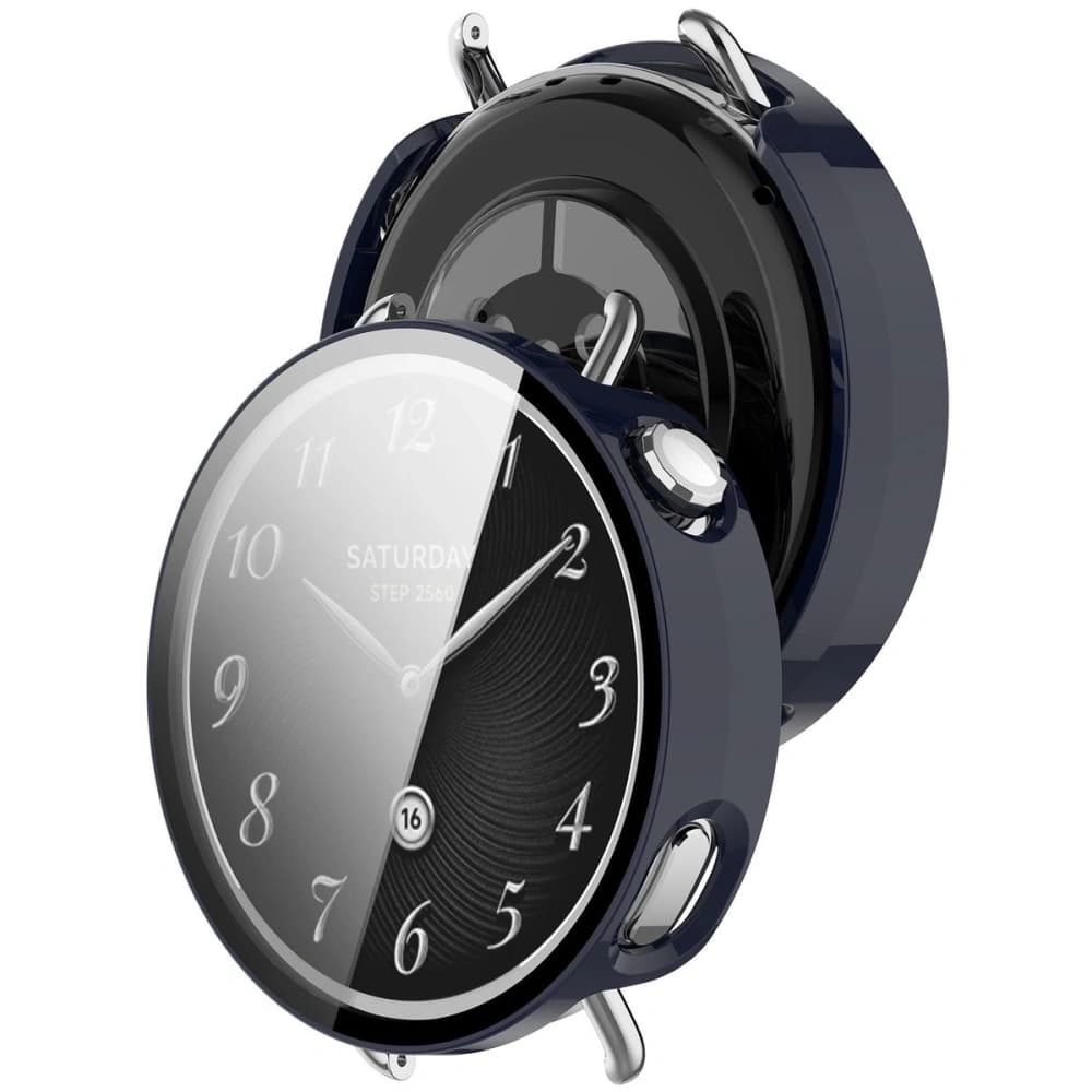 Bizon Case+Skleněný hodinky Xiaomi Watch S4 41mm modré - 1