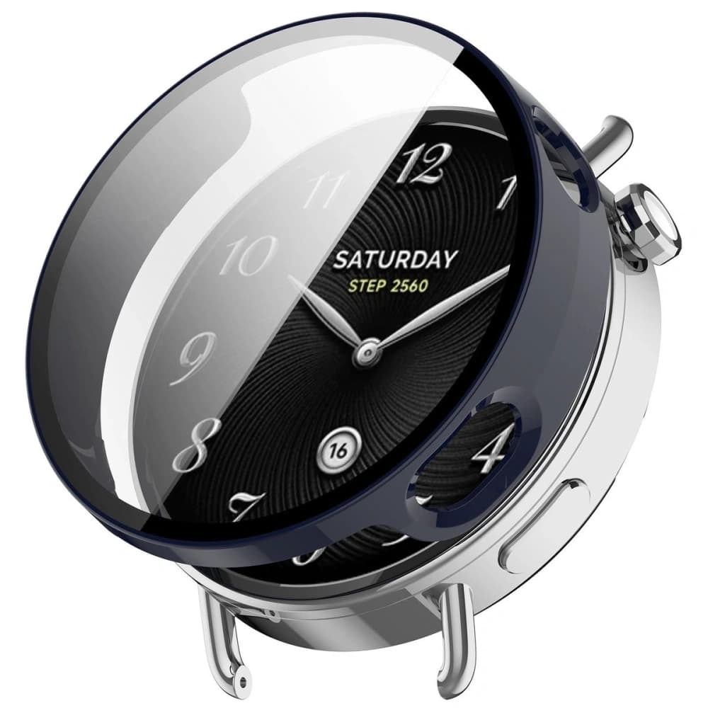 Bizon Case+Skleněný hodinky Xiaomi Watch S4 41mm modré - 4