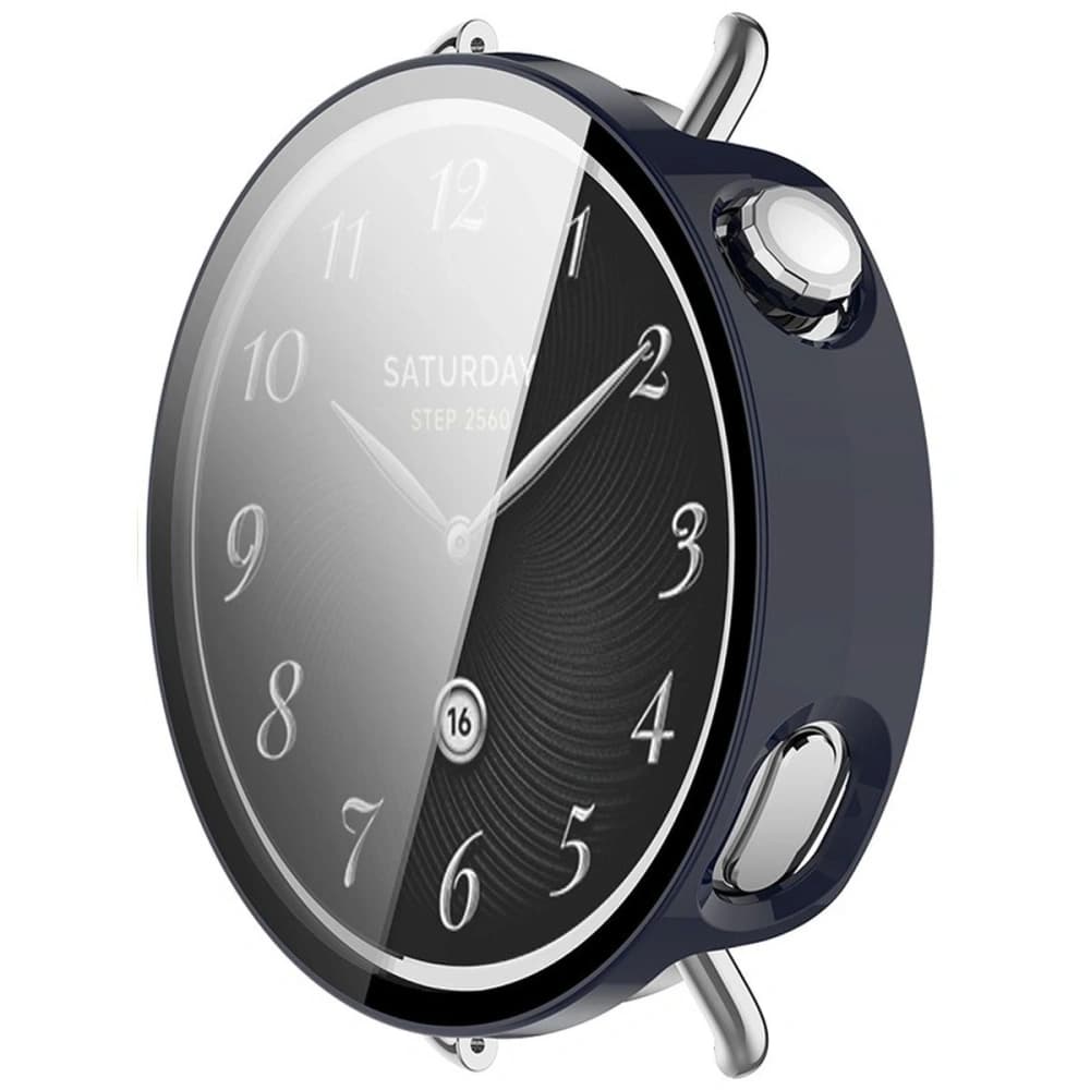 Bizon Case+Skleněný hodinky Xiaomi Watch S4 41mm modré - 6