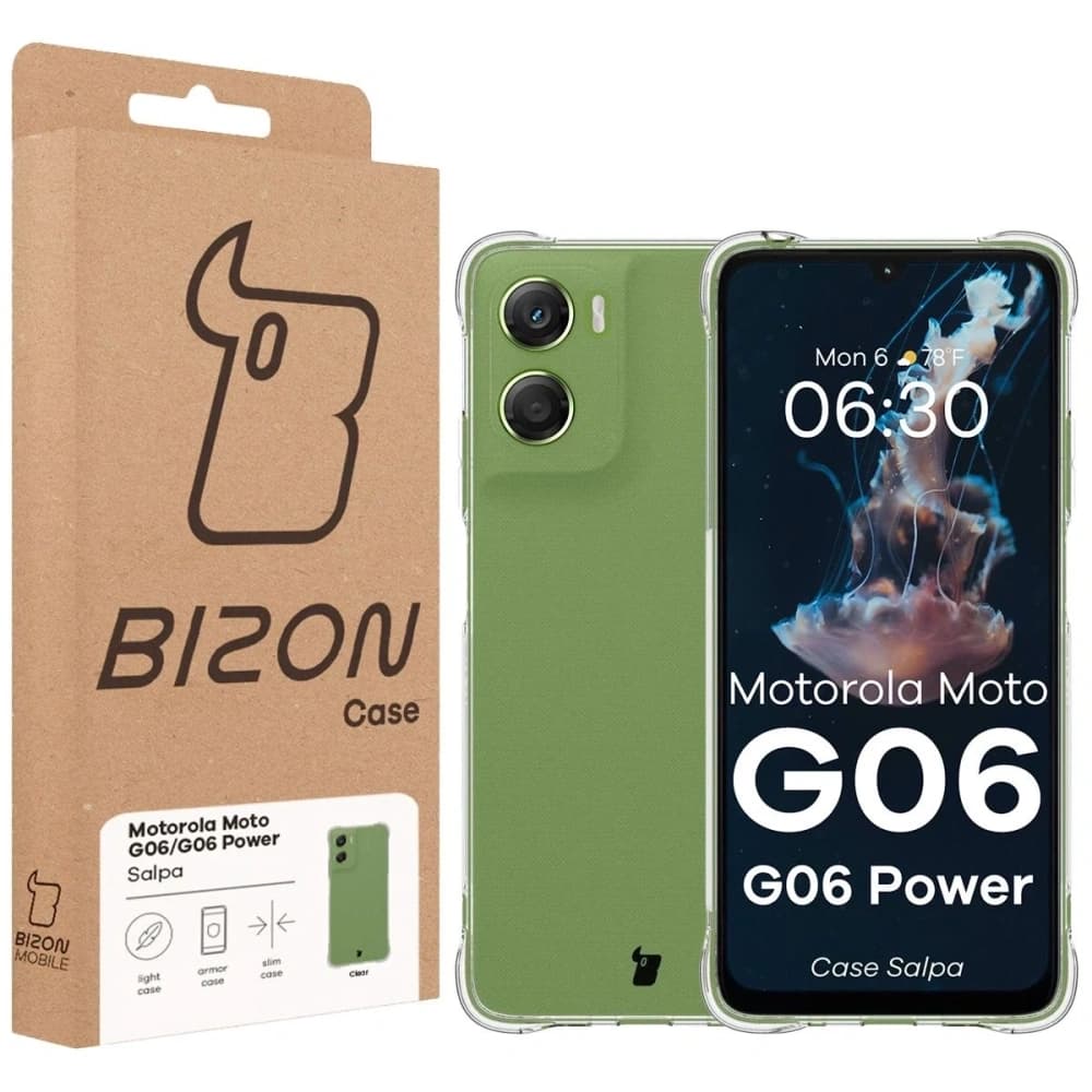 Bizon Case Salpa Motorola Moto G06 4G / G06 Power 4G klar - 7