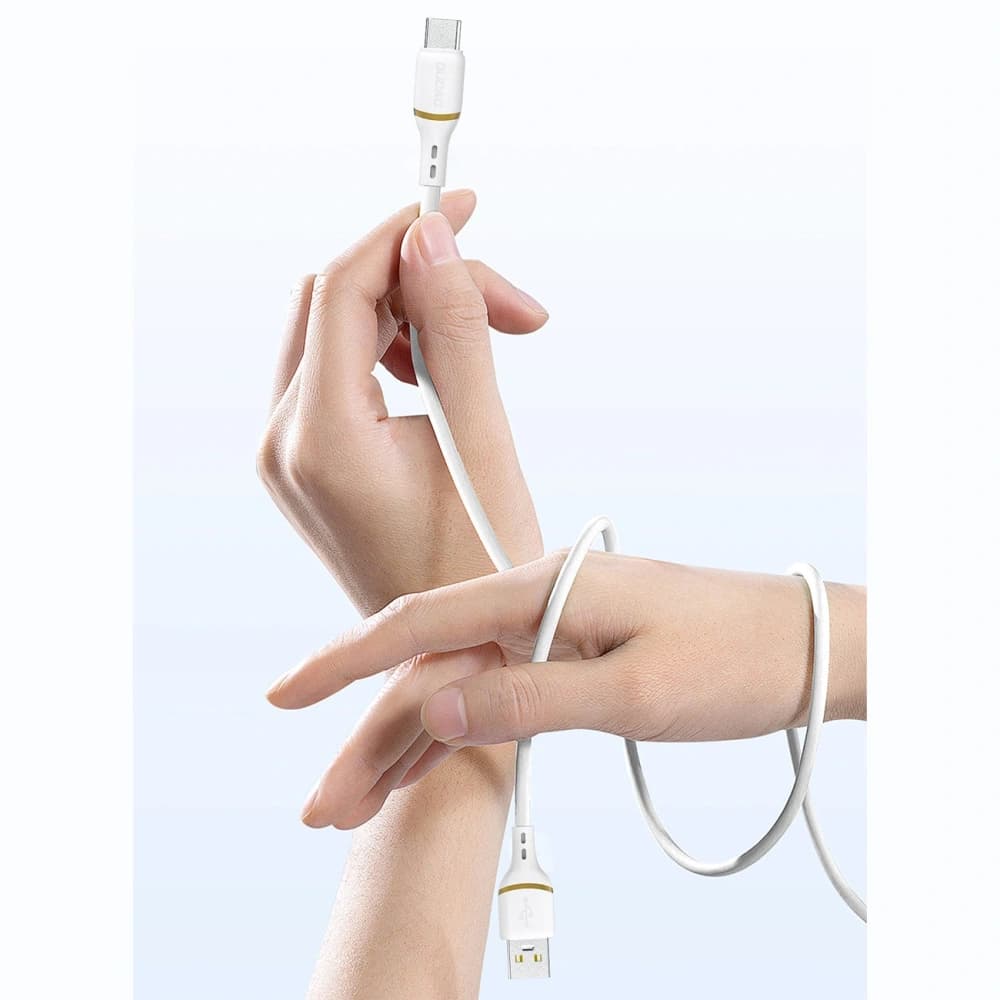 Dudao L25T USB-A to USB-C Kábel 5A 1m fehér - 5