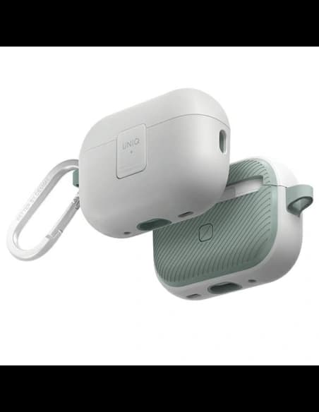 UNIQ Clyde Lock Case Apple AirPods Pro 2 taupe weiß-weich minze
