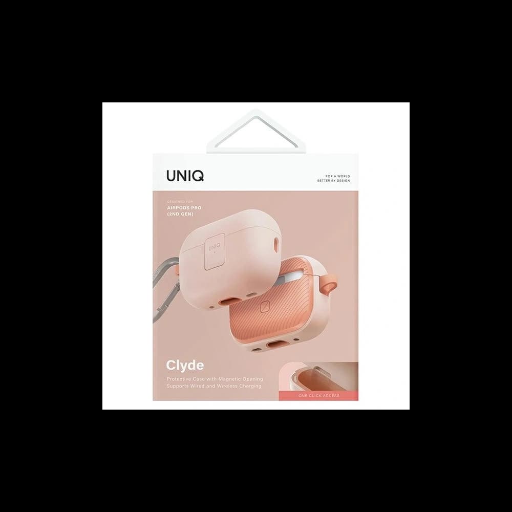 UNIQ Clyde Lock Case Apple AirPods Pro 2 hellrosa-crepe rosa - 7