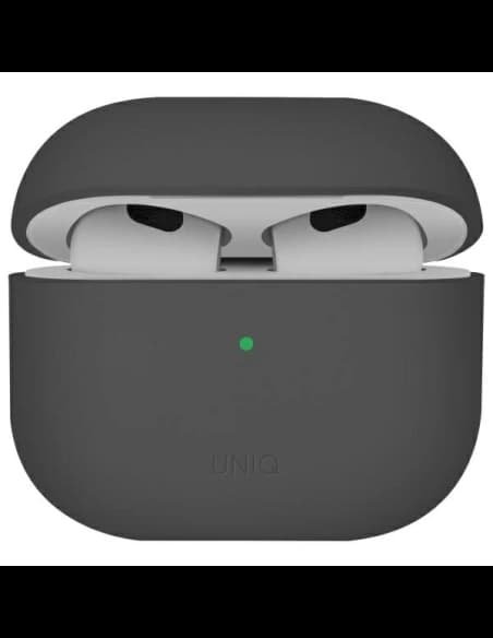 UNIQ Lino Apple AirPods 4 Szilikon hamuszürke