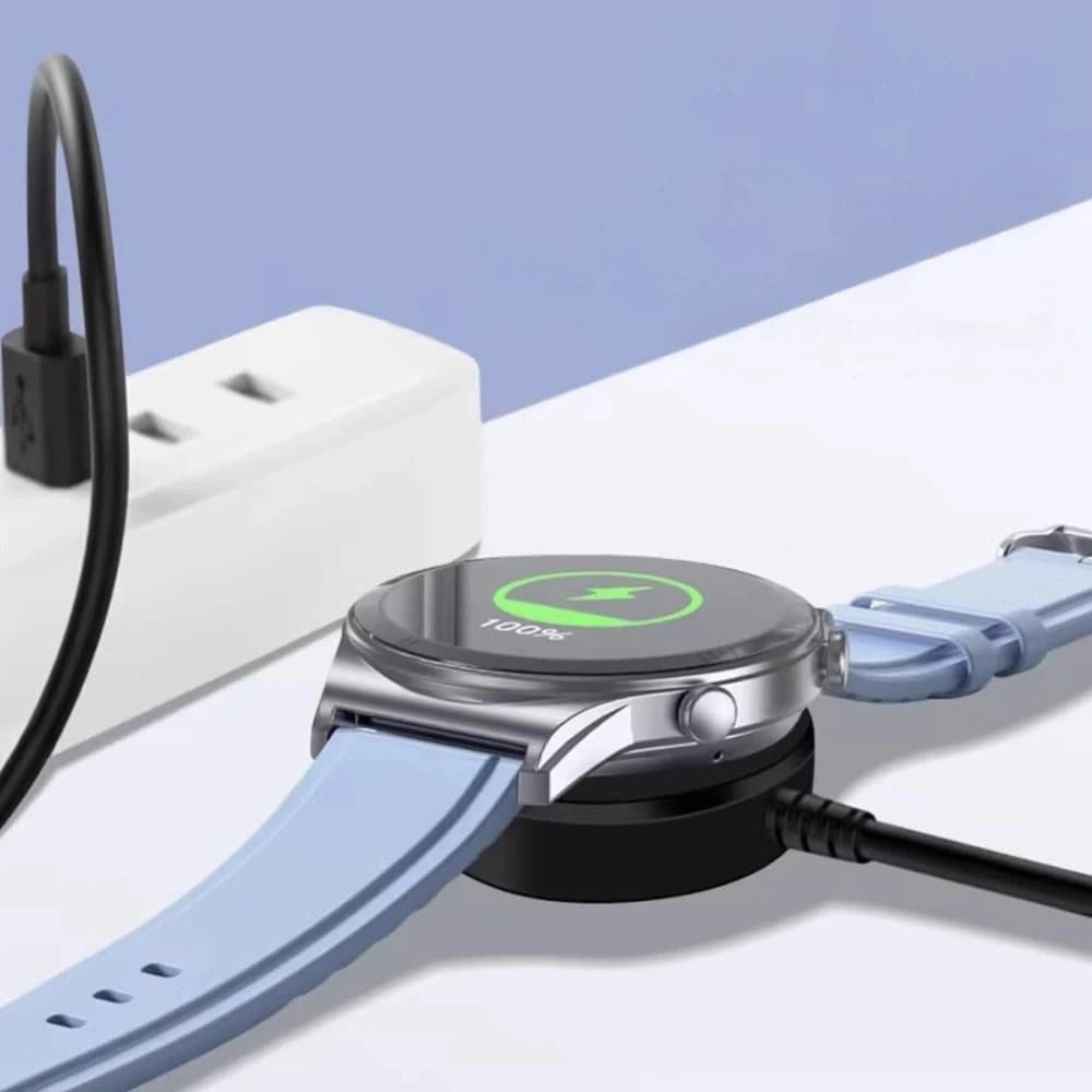 Tech-Protect MC03 Ultraboost Magnetisches Lade-USB-A-Kabel 100 cm für Samsung Galaxy Watch Schwarz - 2
