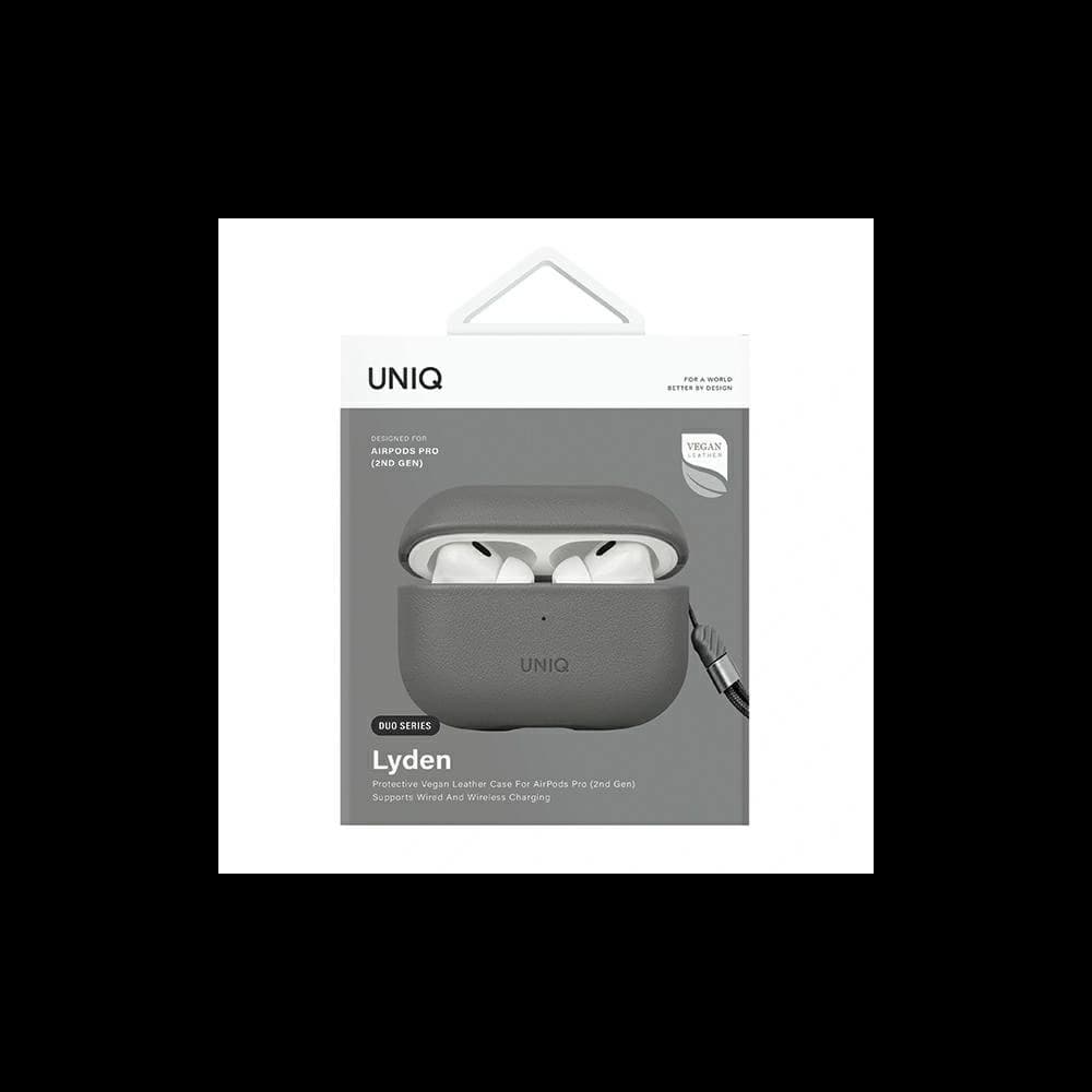 UNIQ Lyden DS Apple AirPods Pro 2 gen gri închis-negru - 5