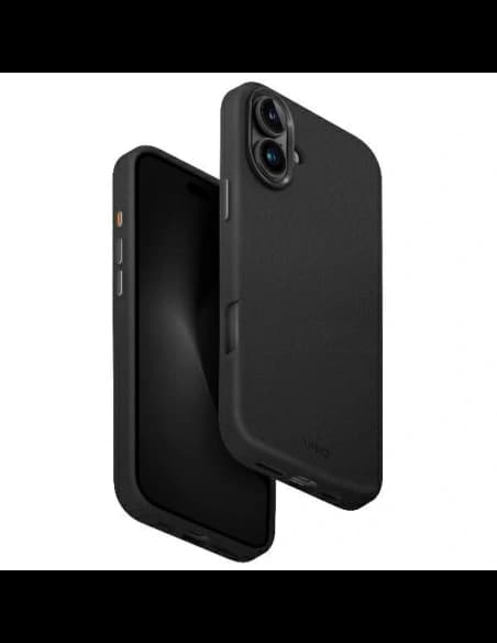 UNIQ Lyden Apple iPhone 16 Plus Magclick Ladegerät Dallas Schwarz