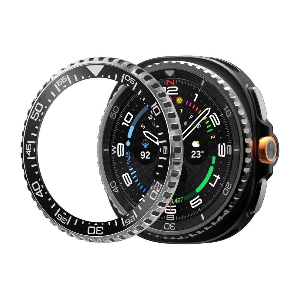 Spigen Bezel Tune Pro Diver Samsung Galaxy Watch 8 Classic 46mm Schwarz - 1