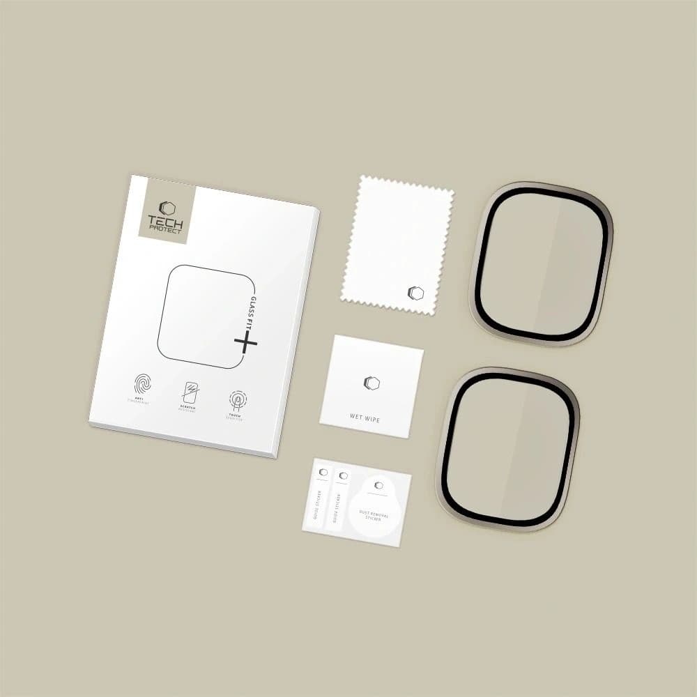Tech-Protect Sticlă Ring Apple Watch Ultra 1 / 2 / 3 49mm Titan [2 PACHET] - 5
