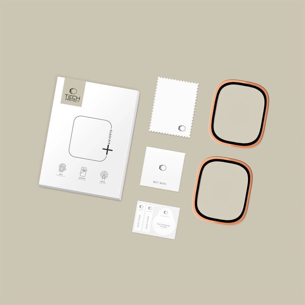 Tech-Protect Glass Ring Apple Watch Ultra 1 / 2 / 3 49mm Cosmic Orange [2 PACHET] - 5