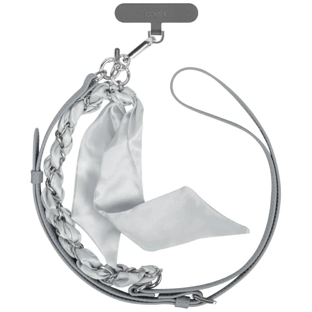 UNIQ Universal 2in1 lanyard pentru telefon Coehl Caryne gri - 1