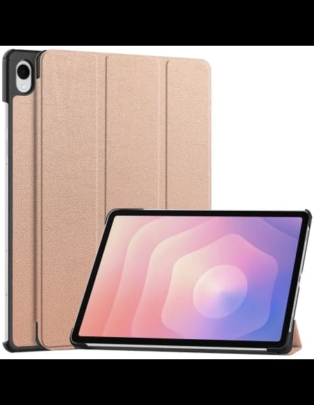 Bizon Case Tab Croc Samsung Galaxy Tab S11 Ultra rózsaarany