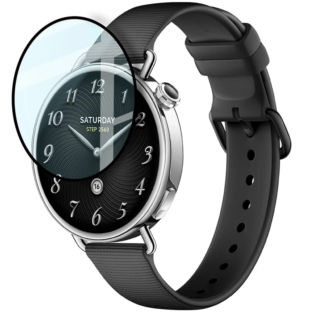 Bizon Glass Watch Edge Hybrid Xiaomi Watch S4 41mm black - 3