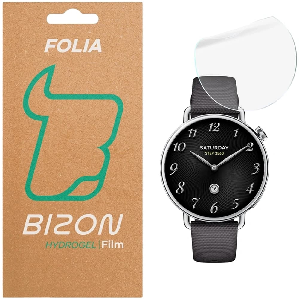 Hydrogelová fólie na displej Bizon Glass Watch Hydrogel Xiaomi Watch S4 41mm - 1