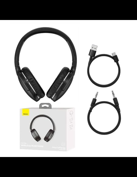Baseus Encok D02 Pro Wireless Over-Ear Headphones Bluetooth 5.3 (black)