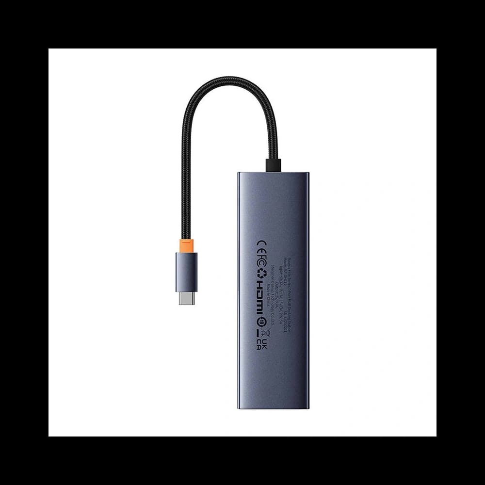 Baseus UltraJoy HUB 7v1 7-portový USB-C / HDMI4K@30Hz, 2xUSB-A 3.0, USB-C PD, RJ45, SD/TF3.0 - 4