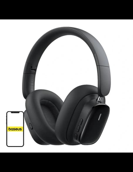 Baseus Bowie H1i ANC Wireless Over-Ear Headphones Bluetooth 5.3 (Black)