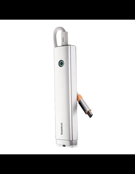 Baseus Ultra Joy HUB 5v1 USB-C / HDMI 2xUSB3.0, USB-C PD, RJ45 (stříbrný)