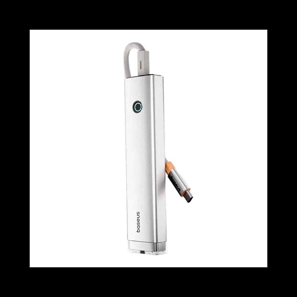 Baseus Ultra Joy HUB 5v1 USB-C / HDMI 2xUSB3.0, USB-C PD, RJ45 (stříbrný) - 1