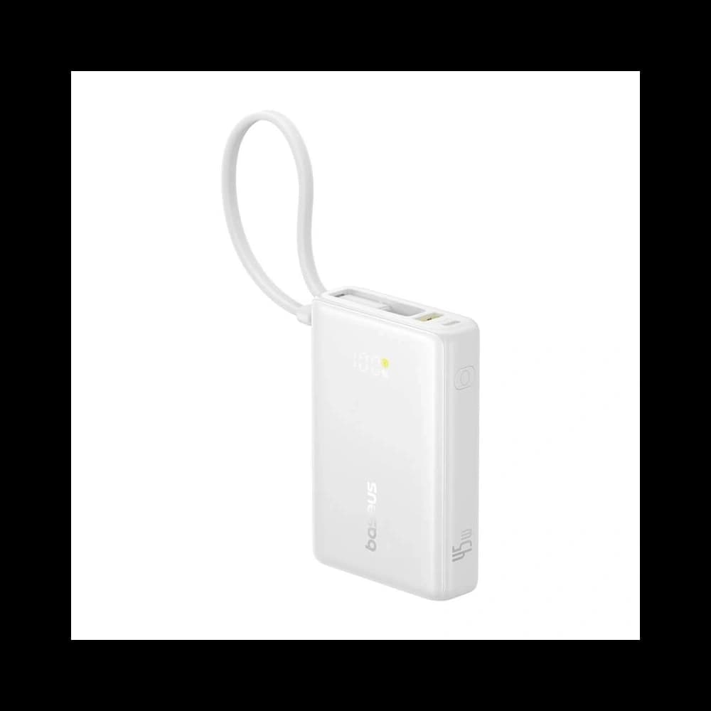 Baseus PicoGo Digital Display Power Bank 10000mAh 45W (weiß) - 1