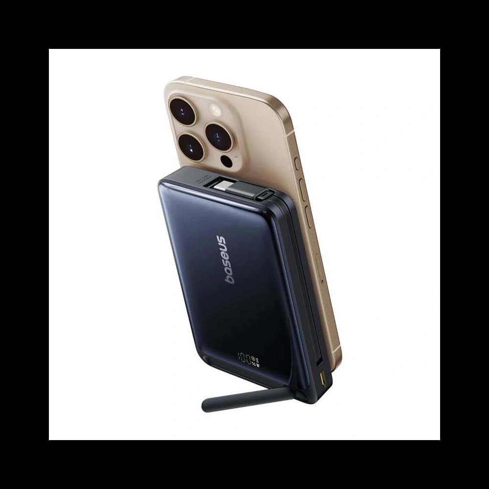 Bancă de putere magnetică Baseus Nomos Qi2 10000mAh 45W USB-C - 4