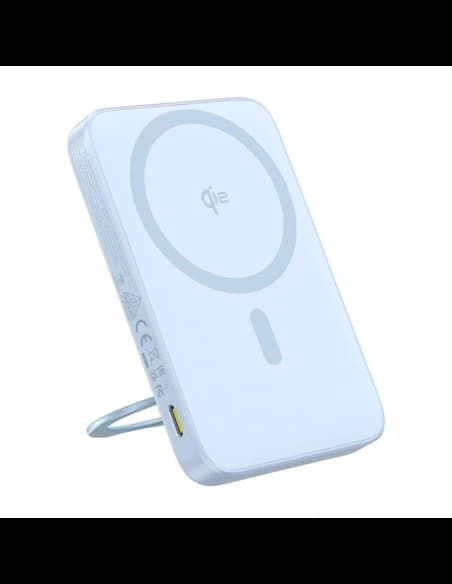 Bancă de alimentare Baseus cu suport PicoGo Qi2 5000mAh 20W (albastru)