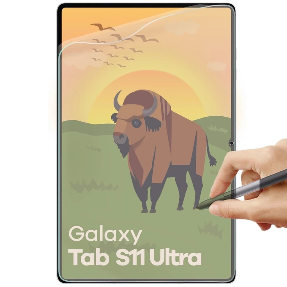 Film de protecție Bizon Glass Tab pentru Samsung Galaxy Tab S11 Ultra - 1