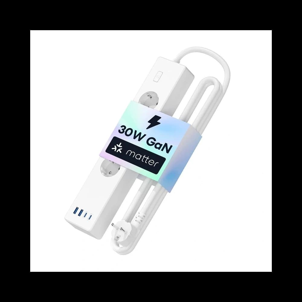 Meross MSP844(EU) Priză Inteligentă cu Încărcare Rapidă, 4xAC, 2xUSB-A, 2xUSB-C (Matter) - 2