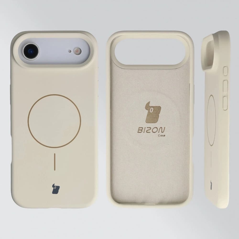 Bizon Soft Case Magnetic Apple iPhone Air ecru - 5