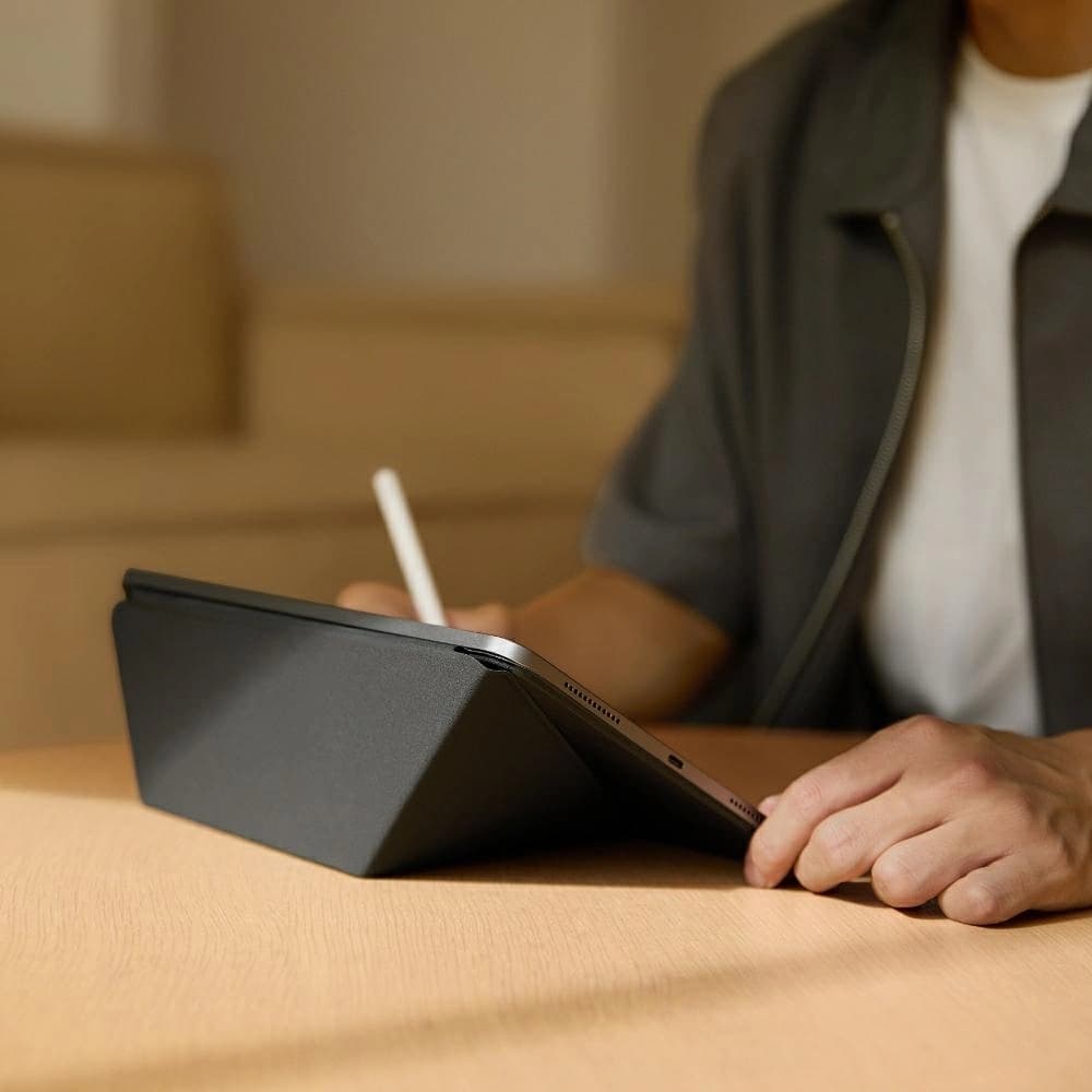 PITAKA MagEZ Folio 2 für Apple iPad Pro 12,9" 2021/2022 / iPad Air 13" 2024/2025 schwarz - 9