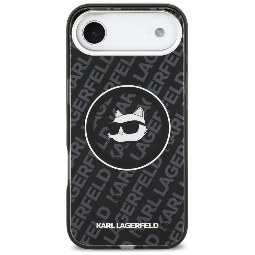 Karl Lagerfeld IML Choupette Head Logo MagSafe Apple iPhone Air black - 3