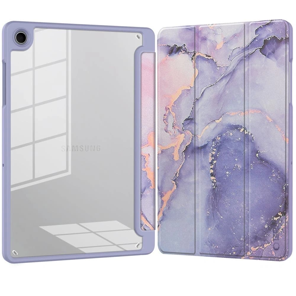 Tech-Protect Smartcase Pen Hybrid Samsung Galaxy Tab A9+ Plus / A11+ Plus 11.0 X210 / X215 / X216 / X230 / X235 / X236 Violet Marble - 2