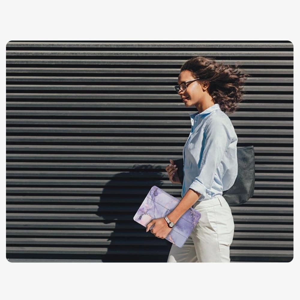 Tech-Protect Smartcase Pen Hybrid Samsung Galaxy Tab A9+ Plus / A11+ Plus 11.0 X210 / X215 / X216 / X230 / X235 / X236 Violet Marble - 10