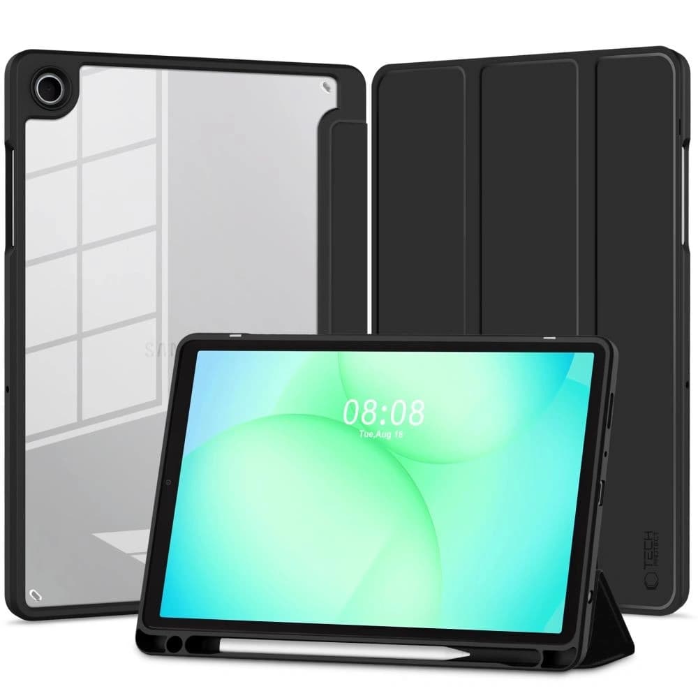 Tech-Protect Smartcase Pen Hybrid Samsung Galaxy Tab A9 / A11 8.7 X110 / X115 / X133 / X135 Negru - 1