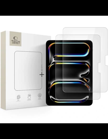 Tech-Protect Glass Fit+ Apple iPad Pro 11” 2024/2025 Clear [2 PACK]