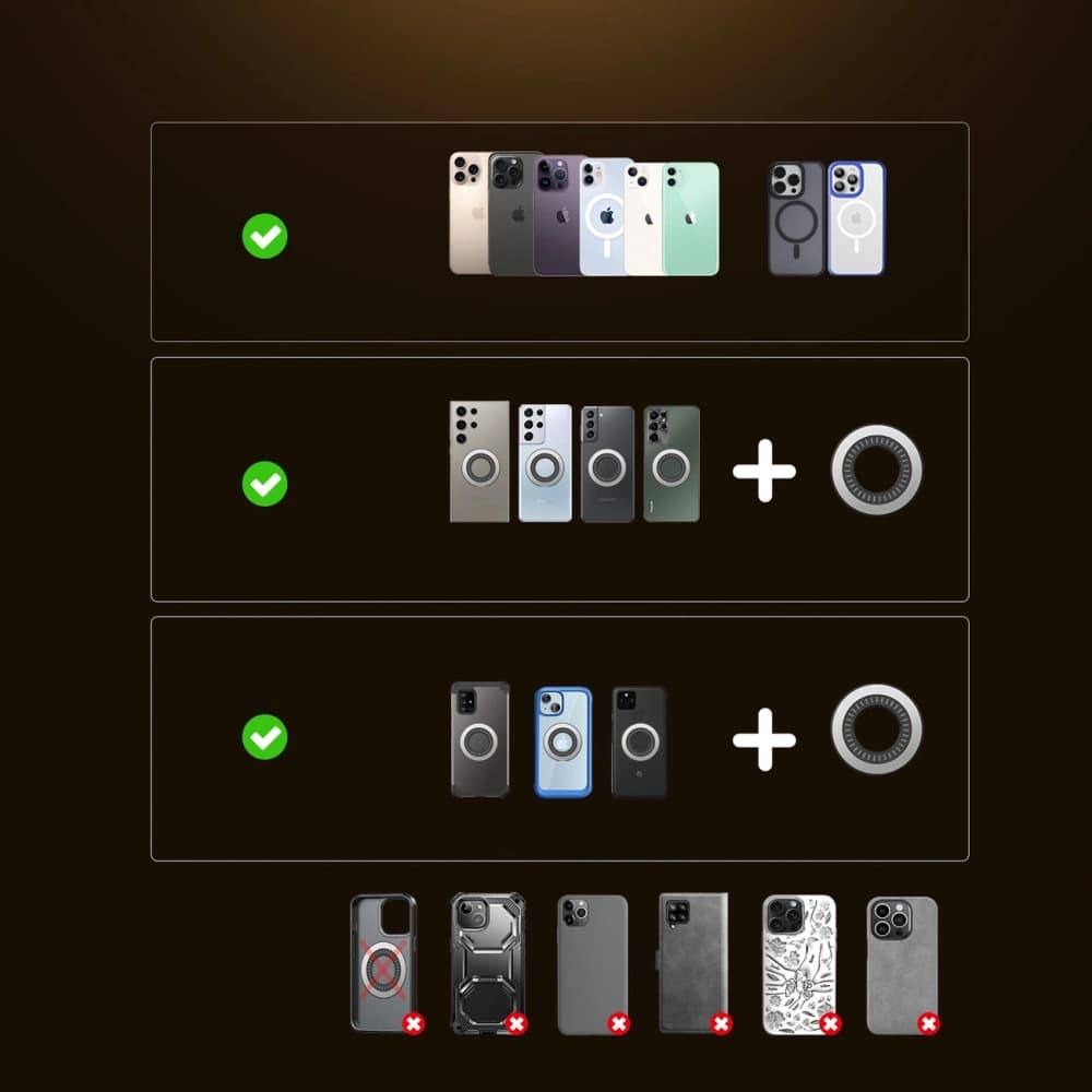 Suport auto Joyroom JR-ZS505 pentru tabloul de bord, compatibil cu MagSafe, negru - 10