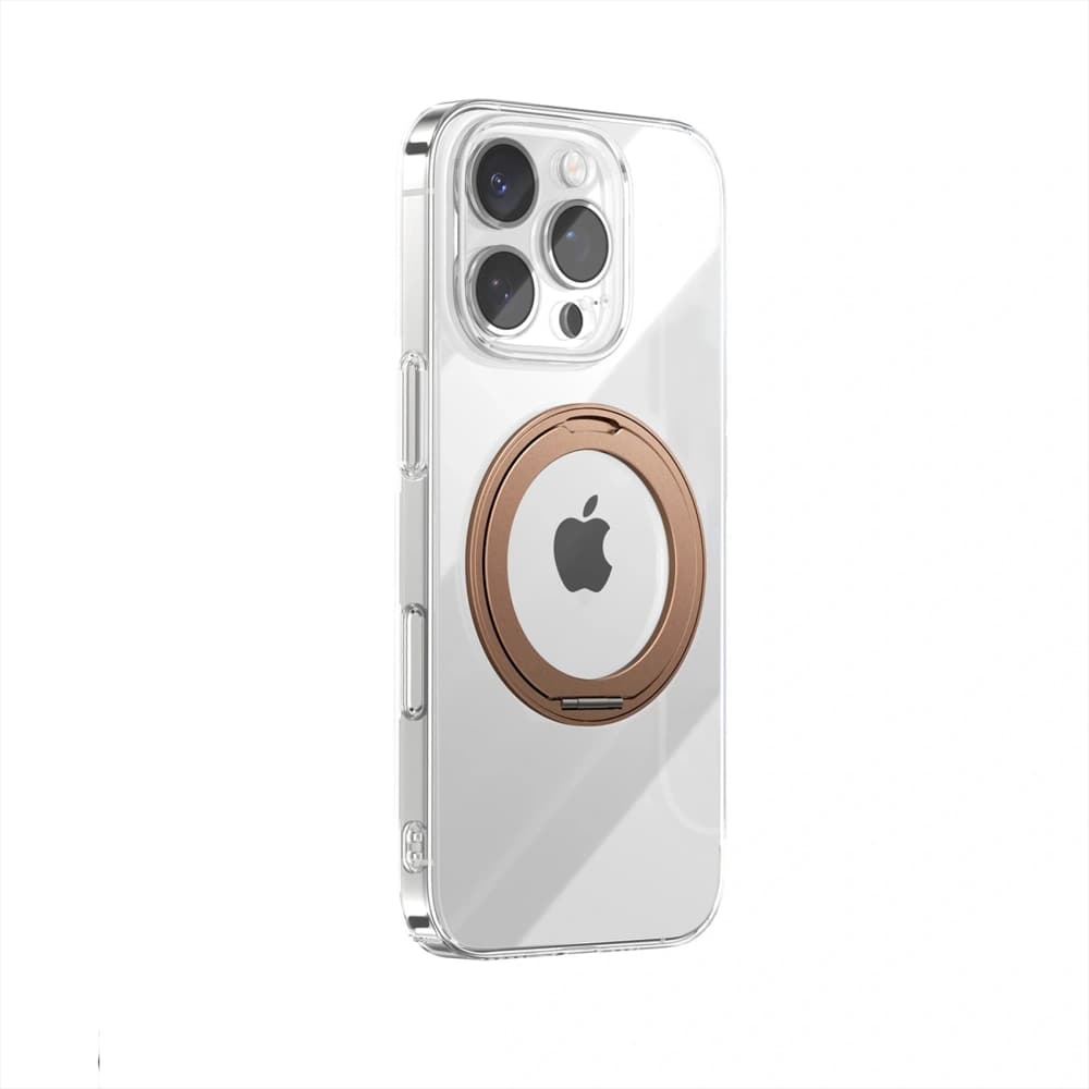 Joyroom JR-16JL6 MagSafe Apple iPhone 16 Pro mit einer 360° Ringbasis in Gold - 1