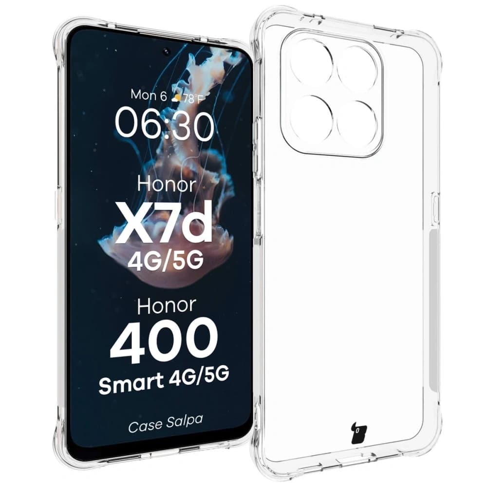 Bizon Case Salpa Honor X7d / Honor 400 Smart klar - 1