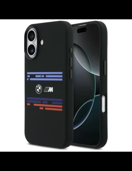 BMW M Silicon Linie Orizontală MagSafe Apple iPhone 17 negru