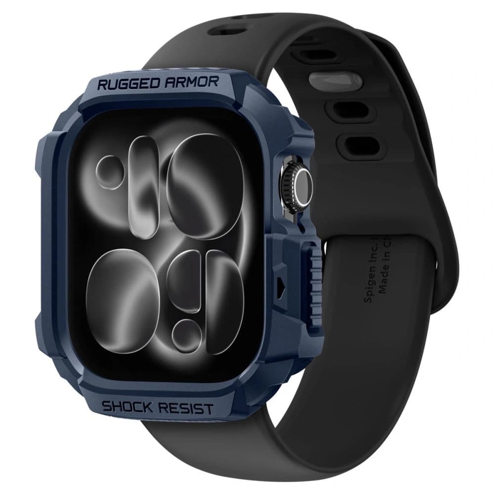Spigen Rugged Armor V2 Apple Watch 10 / 11 42mm Navy Blue - 3