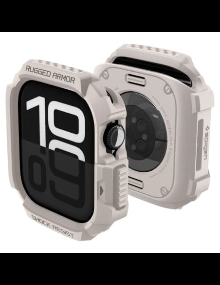 Spigen Rugged Armor V2 Apple Watch 10 / 11 42mm Dune Beige