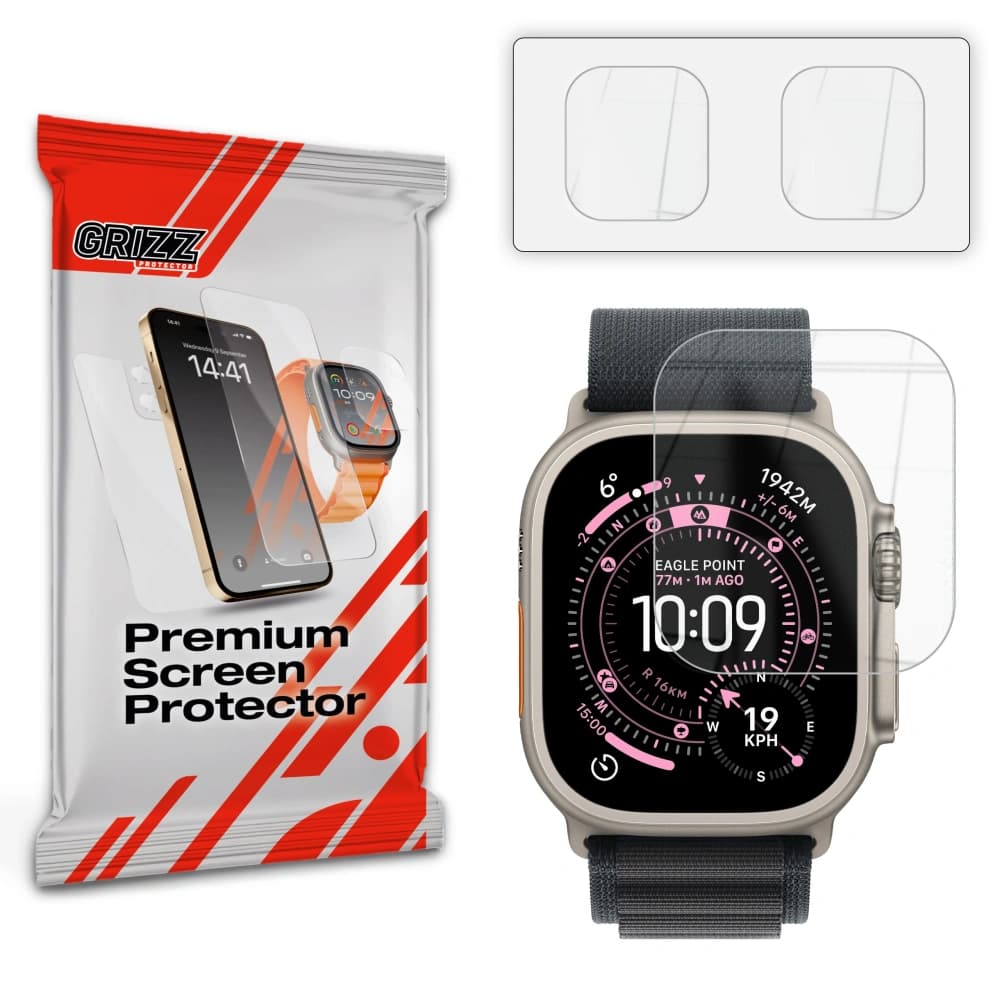 GrizzGlass HybridGlass Apple Watch Ultra 3 49mm - 1